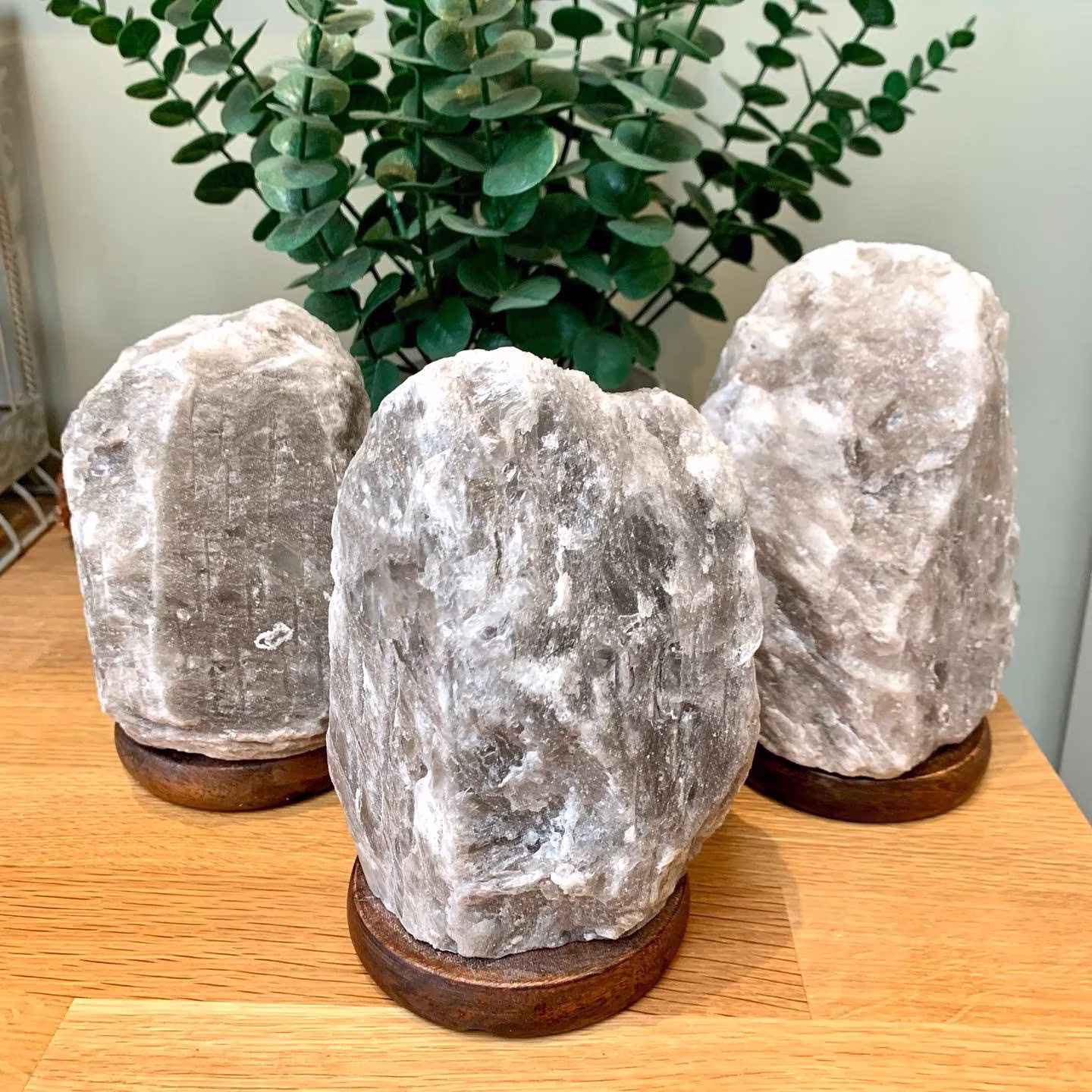 Himalayan Grey Natural Rock Salt Lamp