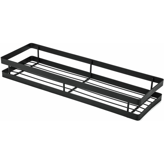 Wall Spice Shelf Stainless Steel Storage Without Perforating Kitchen Bathroom washed