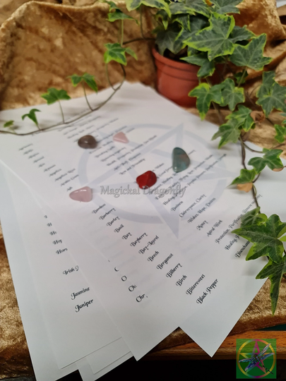 List Of Herbs & Magickal Uses, 146 Herbs, Herbs Correspondence, Magic Book Shadows Herb List