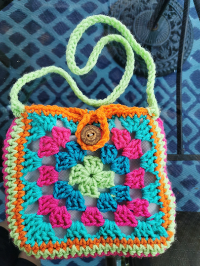 Granny Square Purse By Claudia's Crochet Creations