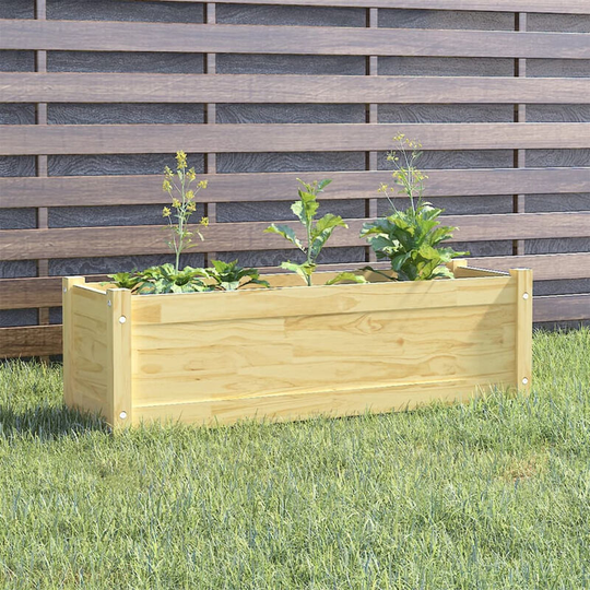 Asupermall - Garden Planter 100x31x31 cm Solid Pinewood