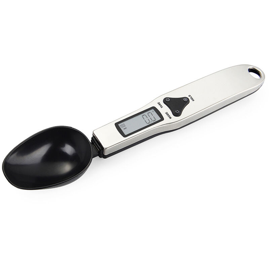 Lifcausal - 0.1-500G Digital Balance Food Flour Weight Scale Spoon Home Use Kitchen Milk Powder Medicinal Materials Electronic Measuring Scale, 300G