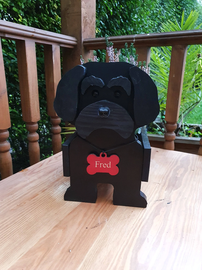 Black Shih Tzu Pet Planter, Birthday Gift