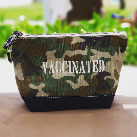 Customized Camouflage Bag | Embroidered Cosmetic Perfect Gift Makeup Pouchette Vaccination Bride Squad Bridesmaid