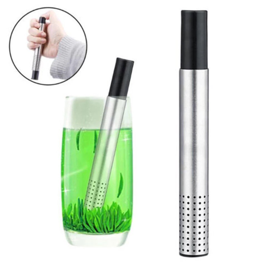 Tea Infuser Strainer Filter Stainless Steel Coffee Teapot Loose Leaf Herb Hot Stick