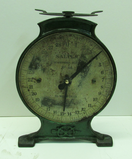 1920/30S Art Deco Salter Scales Clock