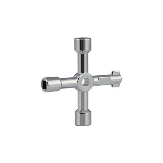 4 way multifunctional key for electric water gas box medicine cabinet opening key