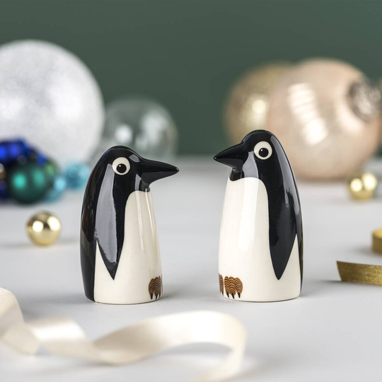 Handmade Penguin Salt And Pepper Shakers