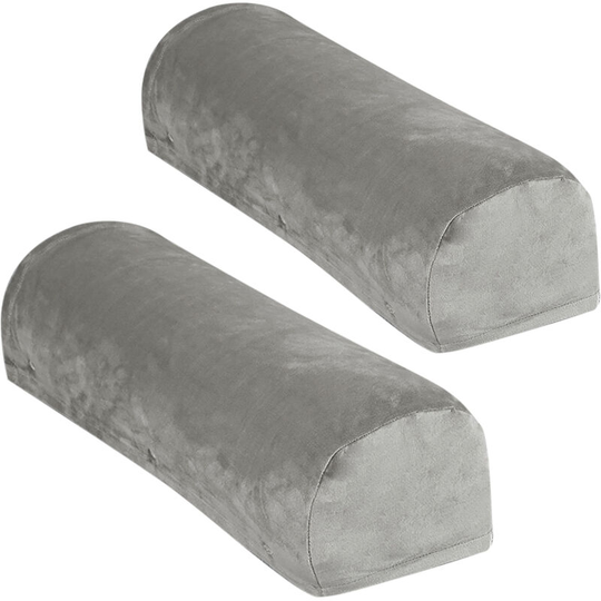 A pair of Sofa Armrest Cover Household Silver Fox Velvet Removable And Washable Sofa Elastic Protective Cover Non Slip Four Seasons Universal,Light