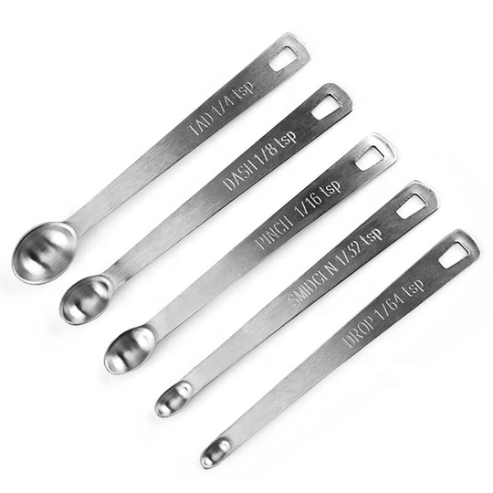 Superseller - Mini measuring spoon set kitchen seasoning measuring spoon five piece set combination stainless steel measuring spoon 5 piece set