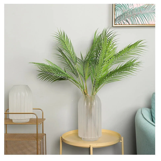 Artificial Palm Branch, Faux Plant Decoration, Artificial Flowers, Branches, Tropical Plants Free Worldwide Delivery