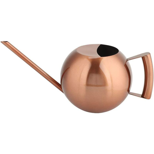 Heavy Garden Watering Can, 1000 ml Long Watering Can, for Watering Garden Plants Sprinklers (Bronze)