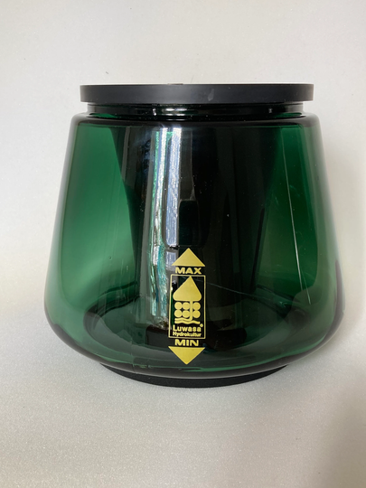 Vintage Green Glass Container For Growing Plants/Vintage Bowl/ Made Ingermany/ 60S Home Goods/ Vintage Glass/ Plantes Decor