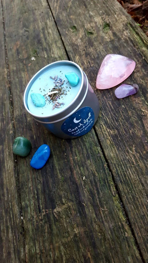Healing Calming Peace Spell Candle "Cast A Spell