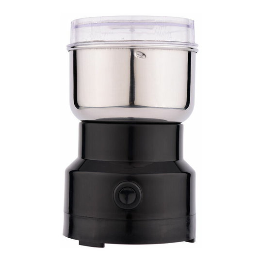 Qersta - Multifunctional Grain Grinder 200W 14500rpm, Ultra Fine Coffee Grinder, 200ml Portable Electric Spice Grinder, Stainless Steel, Perfect for