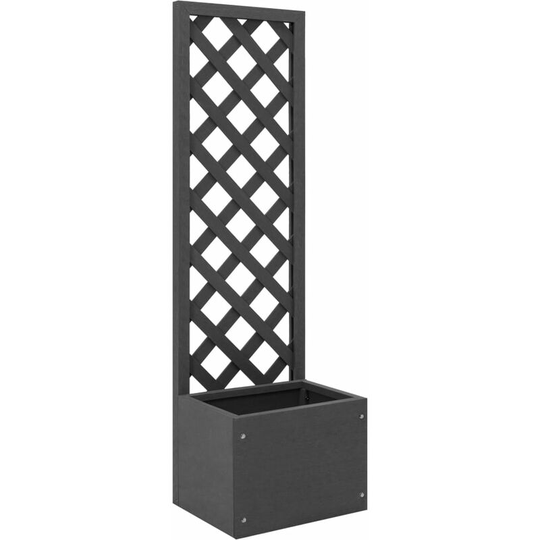 Vidaxl - Trellis Planter 40x30x135 cm wpc Grey
