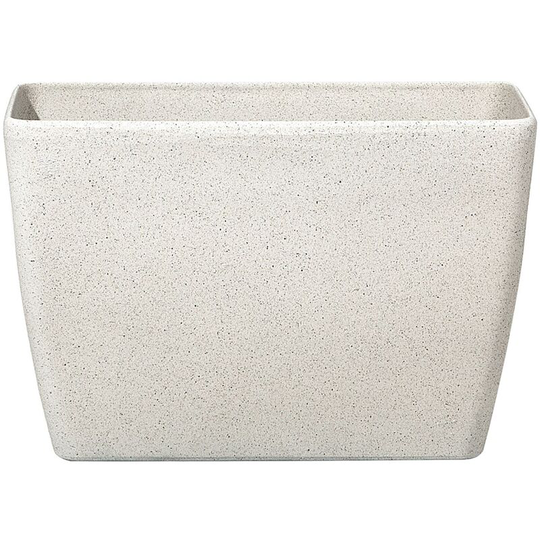 Plant Pot Planter Stone Fiberglass Natural Garden Patio 60x27x41cm Beige Baris - Beige