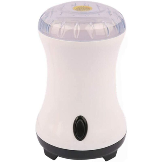 Electric Coffee Bean Grinder, One Touch Design Transparent Top Lid Home Tool Portable Bean Grinder for Coffee Beans Spices Seeds Nuts Herb