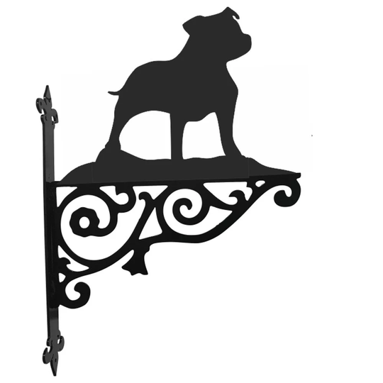 staffordshire Bull Terrier Ornamental Hanging Bracket
