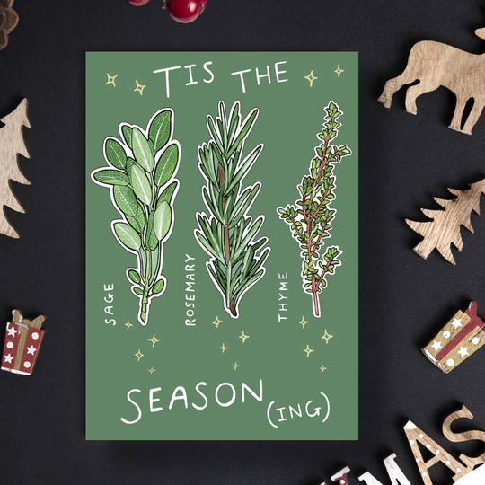 'Tis The Season Ing' Christmas Card