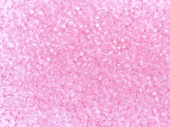 Miyuki Seed Beads 11/0 Transparent Pink , 1319-New
