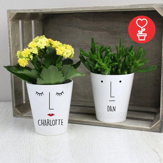 Personalised Plant Pot, Personalized Mr & Mrs, Gift For Couple, Wedding Gift, Anniversary New Home