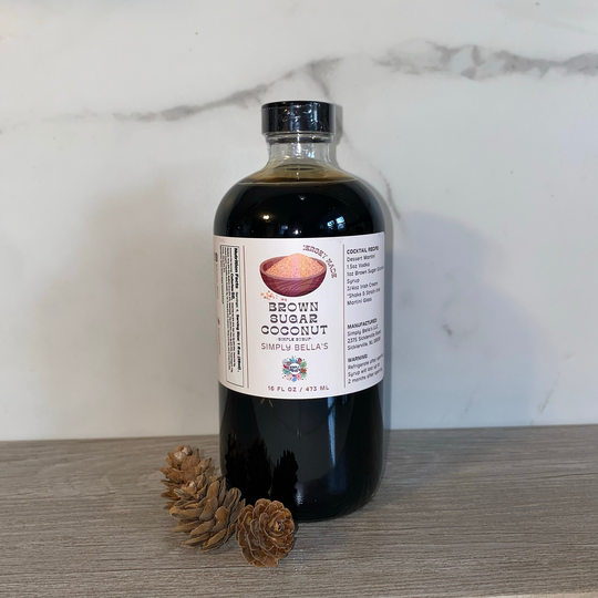 16Oz Brown Sugar Coconut Simple Syrup