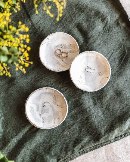 Fossil Dish, Engagement Ring Jewellery Handmade