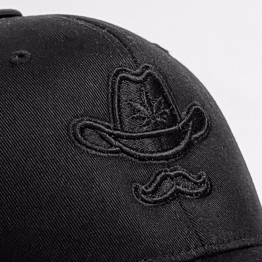 Unisex Stoned Cowboy Organic Cap 3D Puff Embroidered Logo Streetwear Stretchable