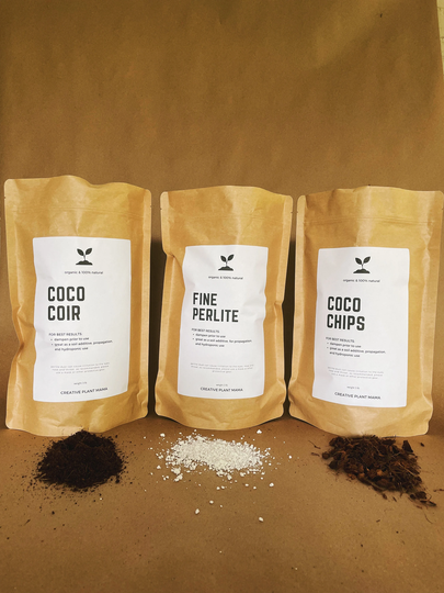 Soil Amendment Kit - Perlite, Coco Coir & Chips