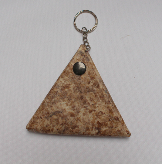 Key Ring Made Of Garlic, Vegan, Cruelty Free, Animal Friendly, Great Vegan Gift, Keyring & Coin Purse Combined, Cash Keys