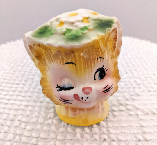 Vintage "Winking Kitty