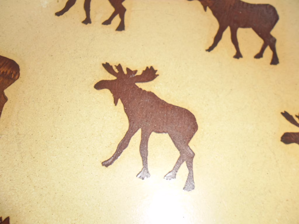Monroe Salt Works Moose Charger Plate 12
