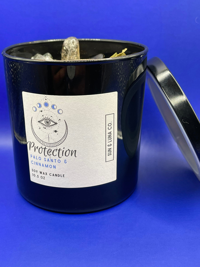 Protection Candle/ Palo Santo Clearing Negativity