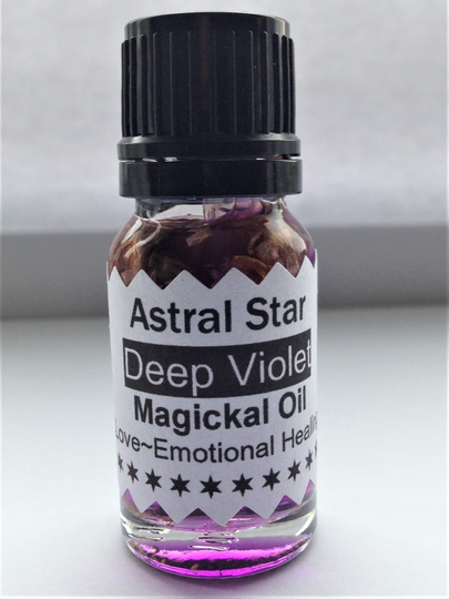 Deep Violet Magickal Oil - Love, Emotional Healing, Harmony Anointing Ritual Accessory