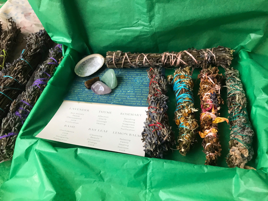 Celtic Smoke Cleansing Bundle, 4 Pack Of Herbs, Druid Practice, Traditional Practice