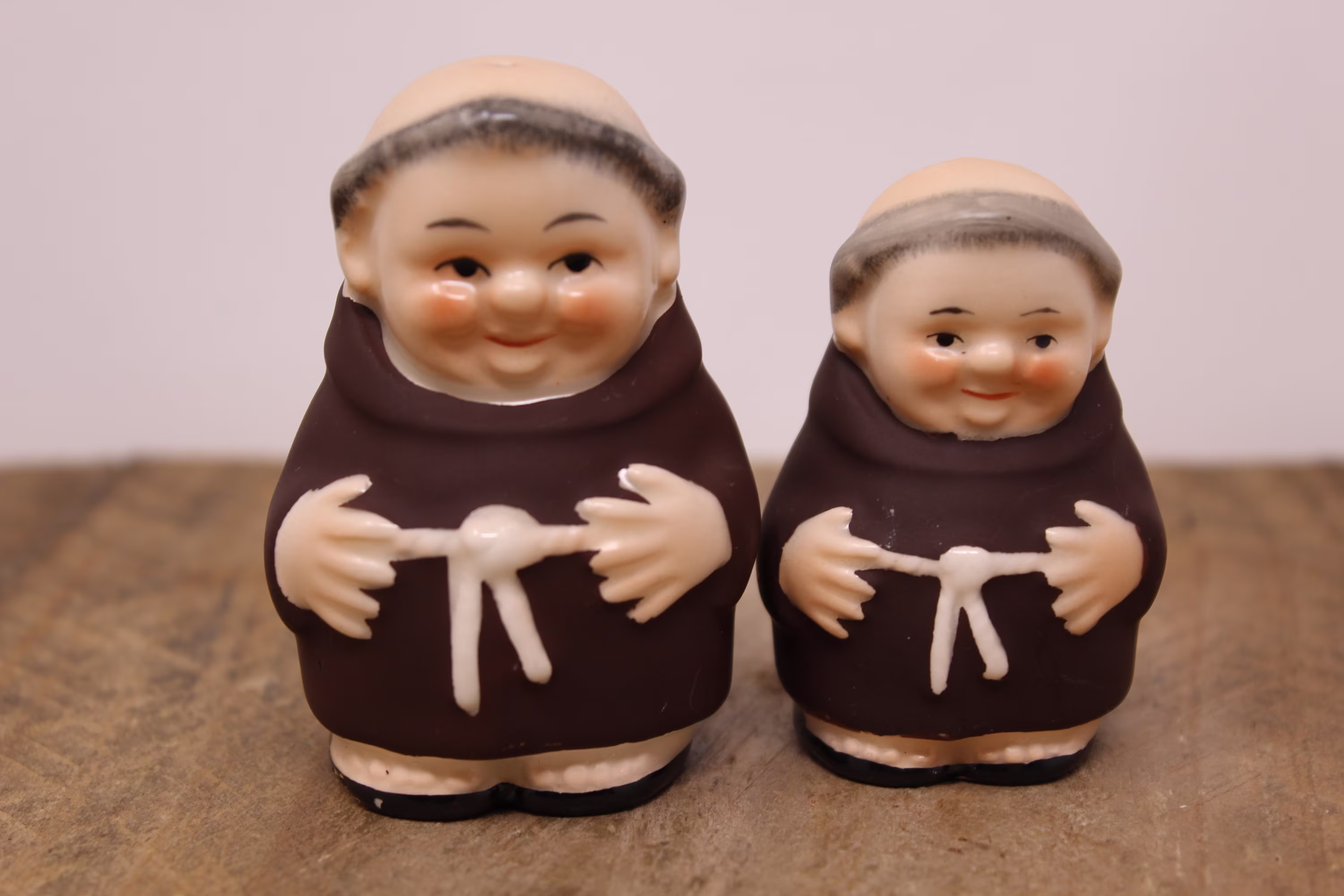 Vintage Goebel Friar Tuck Monk Salt & Pepper Shakers