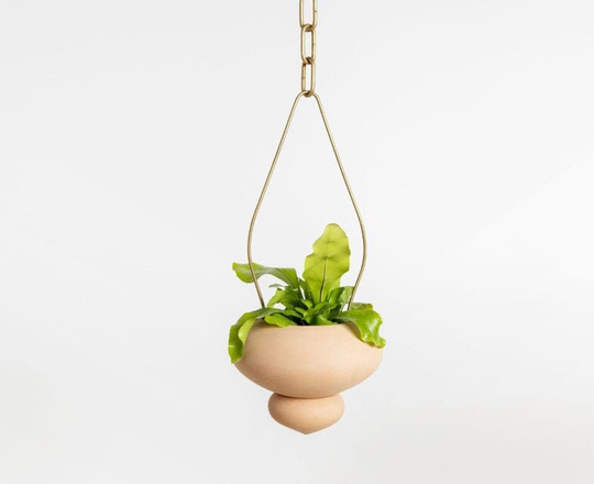 Terracotta Hanging Planter, Ceramic Plant Pot For Live House Plants