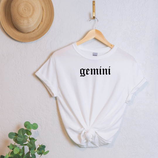 Gemini | Old English Style Shirt T-Shirt Season