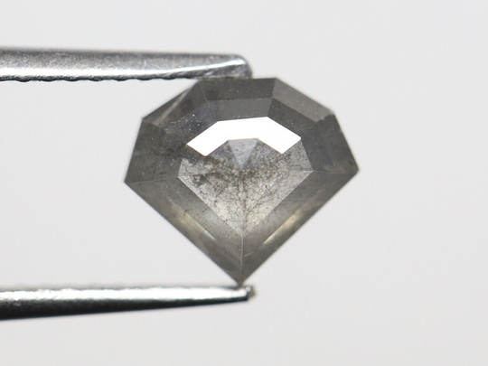 1.33 Carat Natural Salt & Pepper Diamond Grey Unique Rose Cut Diamond For Engagement Ring For Jewellery Making Gift