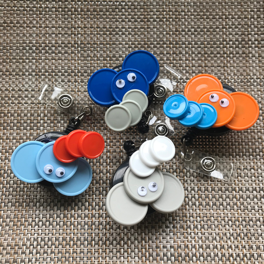 Elephant Medicine Vial Cap ID Badge Reel Magnet Gift For Healthcare Worker Nurse