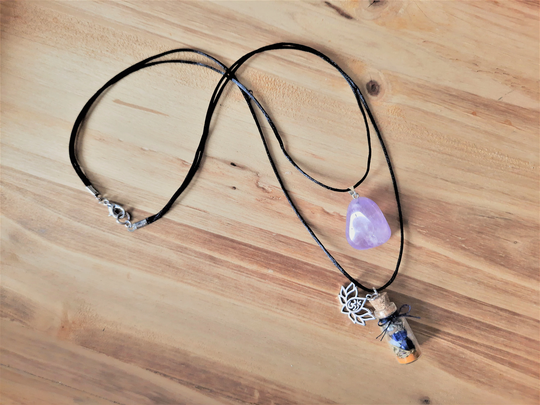 Mental Clarity Spell Jar Necklace