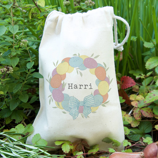 Personalised Easter Wreath Seed Gift Bag