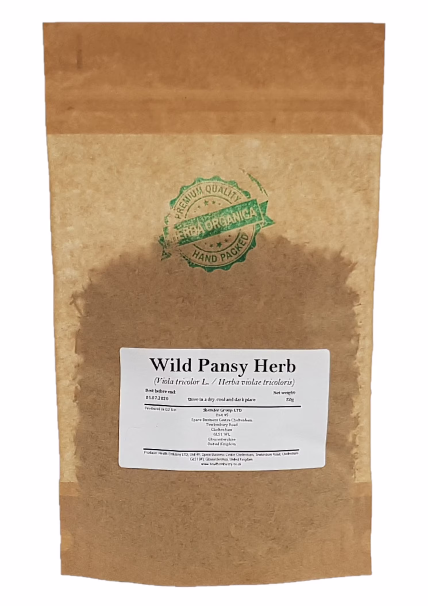 Wild Pansy Herb/Viola Tricolor L # Herba Organica