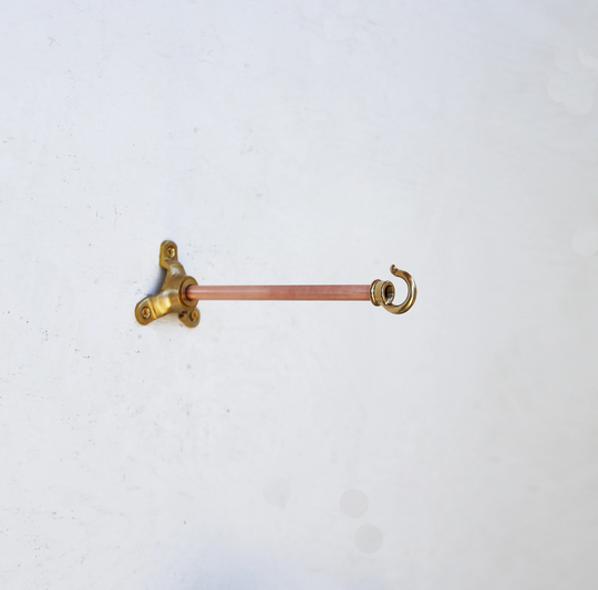 Brass & Copper Planter Hanger-Wall Hook