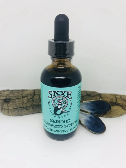 Serious Seaweed Potion Thyroid Mineral Elixir 4Oz