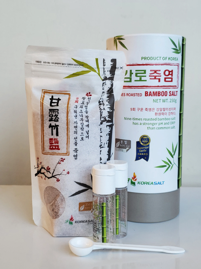 9 X Roasted Korean Bamboo Gourmet Seasoning Salt, | Premium Salt Sea The Of Life