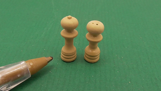 12Th Scale Metal Salt & Pepper British Made Top Quality Item Iw120