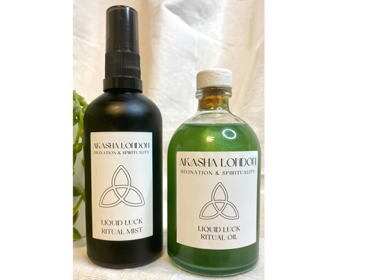 Manifesting Spell Oil & Mist, Liquid Luck Ritual Oil & Mist Set To Attract Abundance. Shop Now