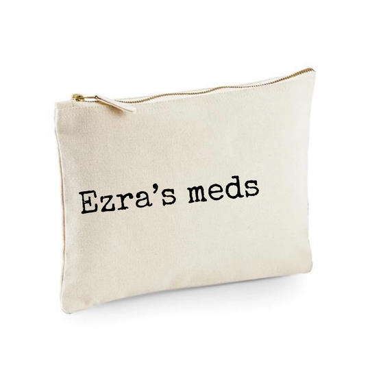 Personalised Medicines Case, Insulin Daily Medications Bag For Travel, Holiday Case Medicines